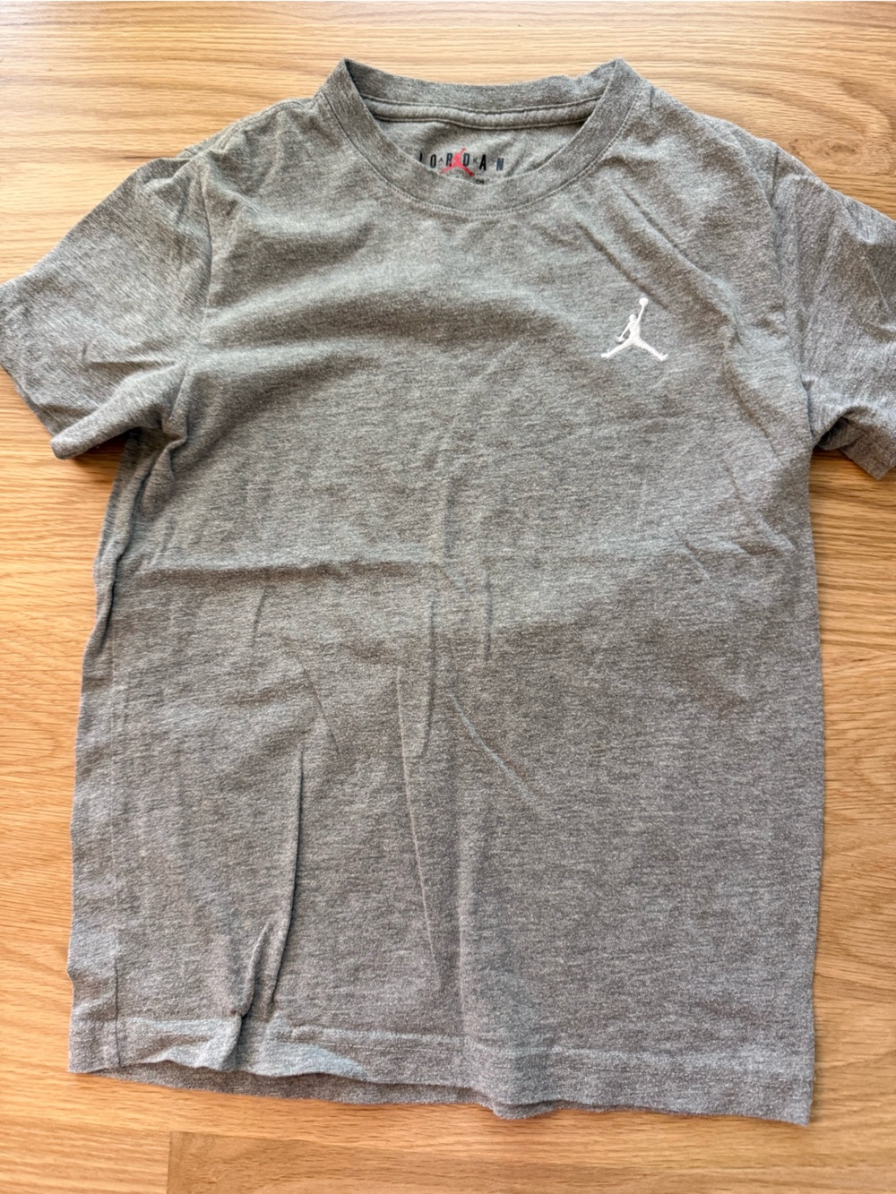 Jordan boys Heather Gray Short Sleeve Crew Tee